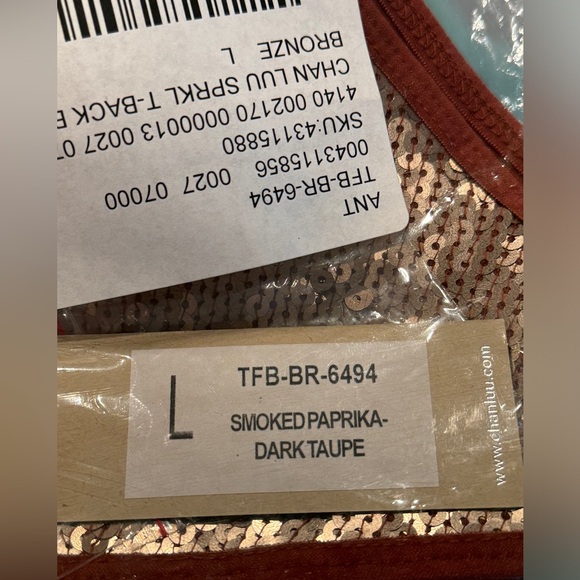 Anthropologie Sparkle T Back Bra - Picture 5 of 5